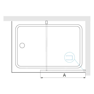 Шторка на ванну RGW SC-050B, 800 × 1500 мм, с прозрачным стеклом, профиль — черный купить в интернет-магазине Азбука Сантехники