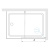 Шторка на ванну RGW SC-050B, 700 × 1500 мм, с прозрачным стеклом, профиль — черный купить в интернет-магазине Азбука Сантехники