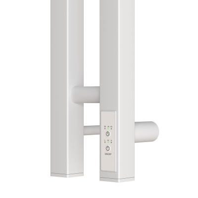 Полотенцесушитель электрический Point Гермес 80 × 1200, диммер справа, белый купить в интернет-магазине Азбука Сантехники