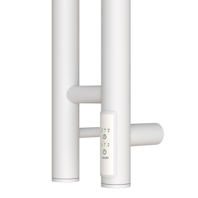 Полотенцесушитель электрический Point Деметра 80 × 1200, диммер справа, белый купить в интернет-магазине Азбука Сантехники