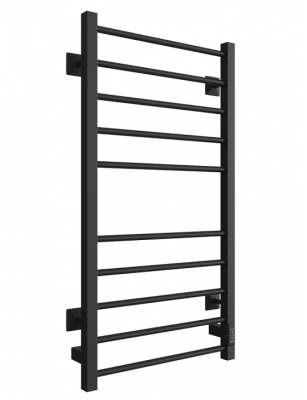 Полотенцесушитель электрический ДВИН S plaza neo 80/50, черный матовый купить в интернет-магазине Азбука Сантехники