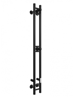 Полотенцесушитель электрический ДВИН X neo 120/10, черный матовый купить в интернет-магазине Азбука Сантехники