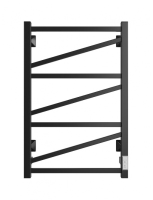 Полотенцесушитель электрический ДВИН Z plaza neo 60/50, черный матовый купить в интернет-магазине Азбука Сантехники