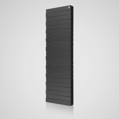 Радиатор биметаллический Royal Thermo PianoForte Tower 300 Noir Sable 22 секций (черный) купить в интернет-магазине Азбука Сантехники