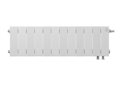 Радиатор биметаллический Royal Thermo PianoForte 200 VDR Bianco Traffico, с нижним подключением, 10 секций (белый) купить в интернет-магазине Азбука Сантехники