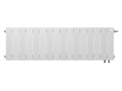 Радиатор биметаллический Royal Thermo PianoForte 300 VDR Bianco Traffico, с нижним подключением, 16 секций (белый) купить в интернет-магазине Азбука Сантехники