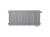 Радиатор биметаллический Royal Thermo PianoForte 300 VDR Silver Satin, с нижним подключением, 10 секций (серебристый) купить в интернет-магазине Азбука Сантехники