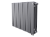 Радиатор биметаллический Royal Thermo PianoForte 500 VDR Silver Satin, с нижним подключением, 10 секций (серебристый) купить в интернет-магазине Азбука Сантехники