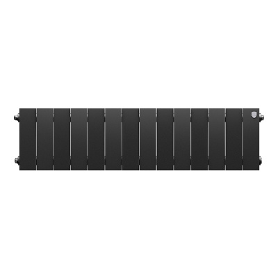 Радиатор биметаллический RoyalThermo PianoForte 200 Noir Sable 14 секций (черный) купить в интернет-магазине Азбука Сантехники