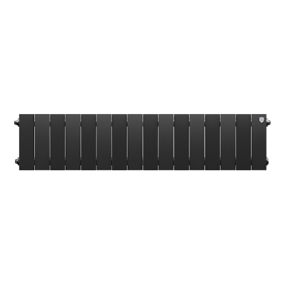 Радиатор биметаллический RoyalThermo PianoForte 200 Noir Sable 16 секций (черный) купить в интернет-магазине Азбука Сантехники