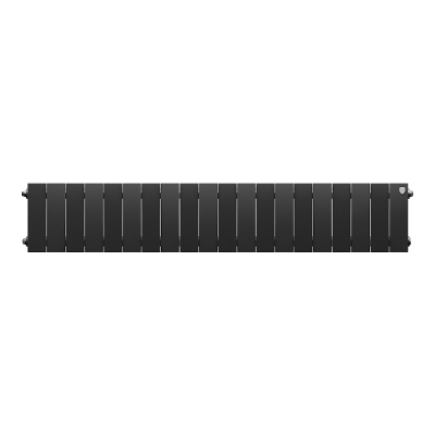 Радиатор биметаллический RoyalThermo PianoForte 200 Noir Sable 20 секций (черный) купить в интернет-магазине Азбука Сантехники