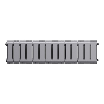Радиатор биметаллический RoyalThermo PianoForte 200 Silver Satin 14 секций (серебристый) купить в интернет-магазине Азбука Сантехники