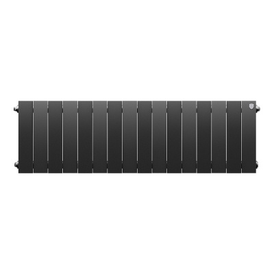 Радиатор биметаллический RoyalThermo PianoForte 300 Noir Sable 16 секций (черный) купить в интернет-магазине Азбука Сантехники