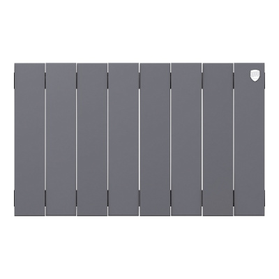 Радиатор биметаллический RoyalThermo PianoForte 300 Silver Satin 8 секций (серебристый) купить в интернет-магазине Азбука Сантехники
