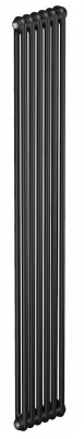 Радиатор стальной трубчатый RIFAR TUBOG 2180-06-B1, с боковым подключением, цвет-Антрацит матовый купить в интернет-магазине Азбука Сантехники