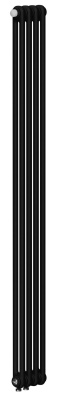 Радиатор стальной трубчатый RIFAR TUBOG VENTIL 2180-04-DV1, с нижним подключением, цвет-Антрацит матовый купить в интернет-магазине Азбука Сантехники
