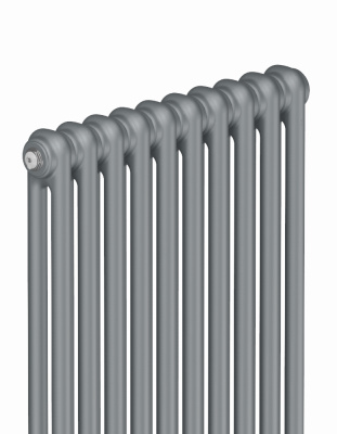 Радиатор стальной трубчатый RIFAR TUBOG VENTIL 2180-06-DV1, с нижним подключением, цвет-Титан матовый купить в интернет-магазине Азбука Сантехники