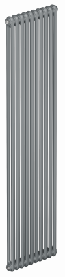 Радиатор стальной трубчатый RIFAR TUBOG VENTIL 2180-10-DV1, с нижним подключением, цвет-Титан матовый купить в интернет-магазине Азбука Сантехники