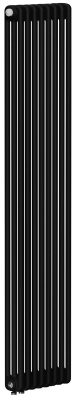 Радиатор стальной трубчатый RIFAR TUBOG VENTIL 3180-08-DV1, с нижним подключением, цвет-Антрацит матовый купить в интернет-магазине Азбука Сантехники