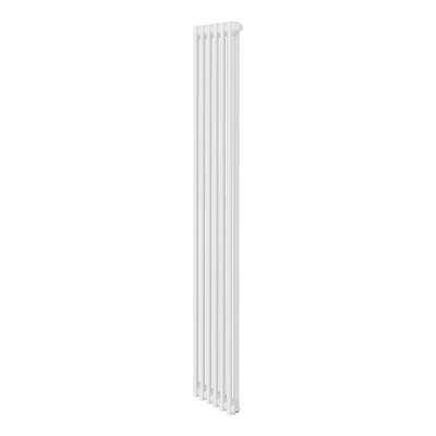 Дизайн-радиатор Royal Thermo Insignia VC2180 - 06 секций, RAL9016 (белый) с нижним подключением купить в интернет-магазине Азбука Сантехники