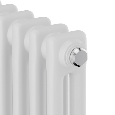 Дизайн-радиатор Royal Thermo Insignia C2180 - 08 секций, RAL9016 (белый) с боковым подключением купить в интернет-магазине Азбука Сантехники