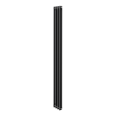 Дизайн-радиатор Royal Thermo Insignia C2180 - 04 секции, RAL9005m (черный) с боковым подключением купить в интернет-магазине Азбука Сантехники