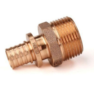 Переходник с наружной резьбой РЕХАУ Ø 40 мм × 1 1/4", бронза (RX+) купить в интернет-магазине Азбука Сантехники