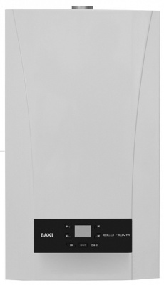 Котел газовый настенный одноконтурный BAXI ECO Nova 1.24 F, с закрытой камерой сгорания, 24 кВт купить в интернет-магазине Азбука Сантехники