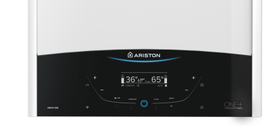 Котел конденсационный одноконтурный настенный Ariston GENUS ONE+ SYSTEM 35 с закрытой камерой сгорания, 35 кВт купить в интернет-магазине Азбука Сантехники
